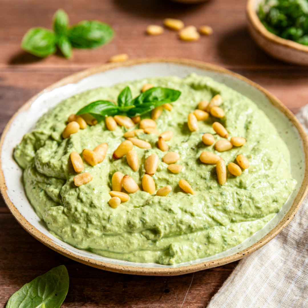Meatless Friday Easy Tofu Pesto Sauce